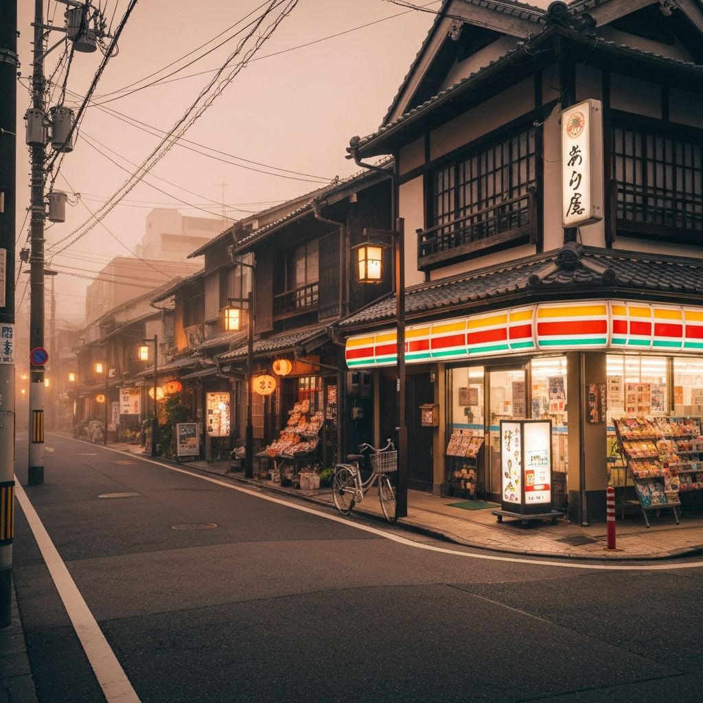 Quiet local neighborhood near JR Tambaguchi Station